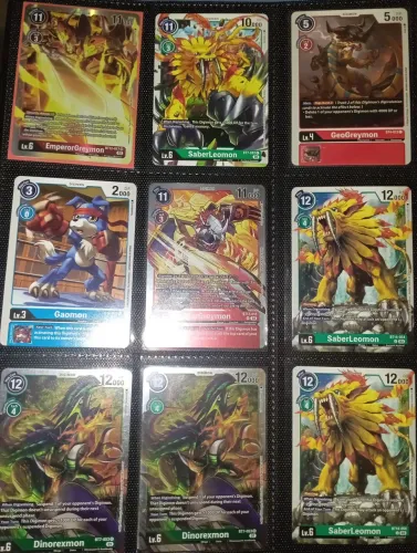44 Cartas Digimon Originais em Perfeito Estado