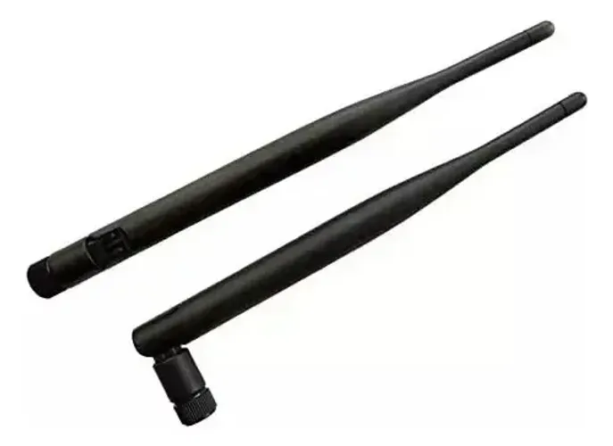 2 Antenas Wi-fi Roteador Macho Sem Pino Sma Conservadas