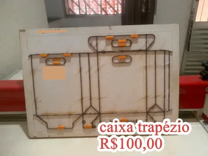 Faca corte e vinco Sacola Trapezio - maquina de 50cm