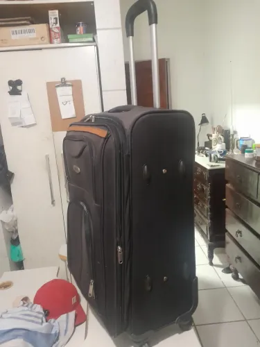 Mala grande para viagem com 4 rodinhas