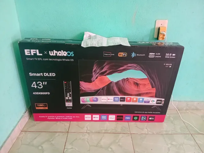 Vende-se TV 43 nova na caixa comprada ontem na bemol