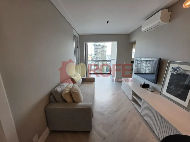 Apartamento de 48m mobiliado para venda ou locação na Vila Nova Conceição, lazer completo