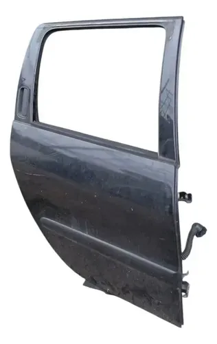 Porta Traseira Direita Preta Peugeot 206 Sw 2006 2008 Traseira Direito Preto