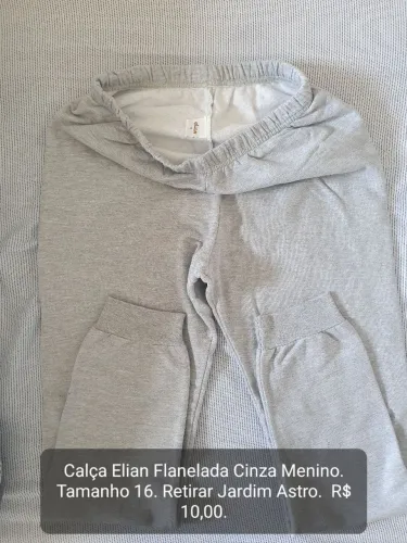 Calça Elian Flanelada tamanho 16