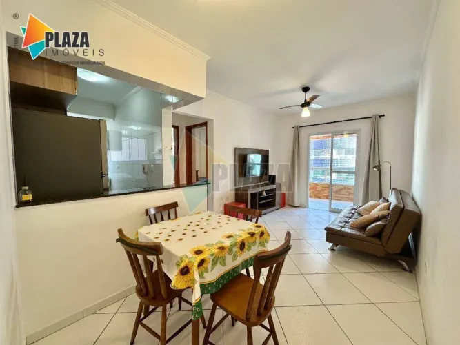 Apartamento com 1 dormitório para alugar, 50 m² por R$ 3.300,00/mês - Canto do Forte - Pra