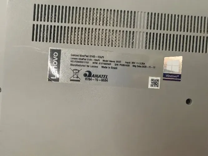 Notebook Lenovo