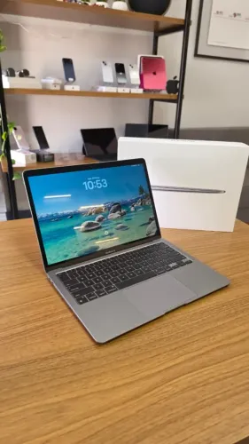 MacBook Air M1 13 8GB 256GB - Apenas 25 ciclos, completo