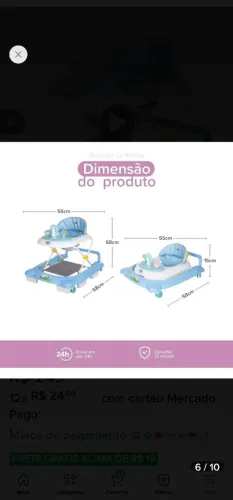 Andador Infantil La Bamba - Muito Conservado
