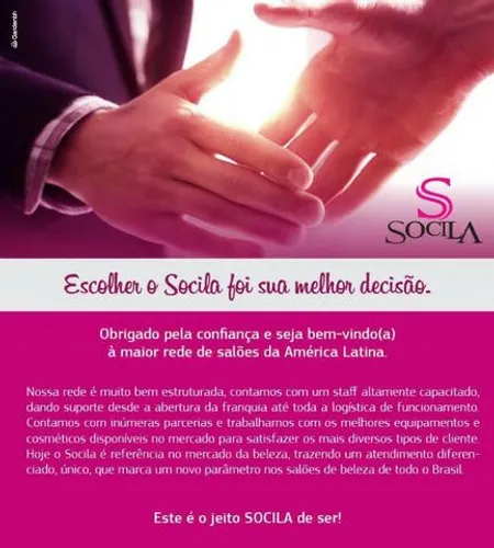 Franquias salão de beleza Socila