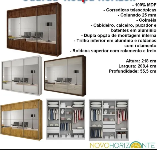 Quarto roupeiro casal