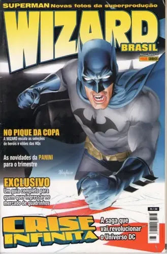 Wizard Brasil Nº 33 - Reportagens E Quadrinhos - 84 Pgs.
