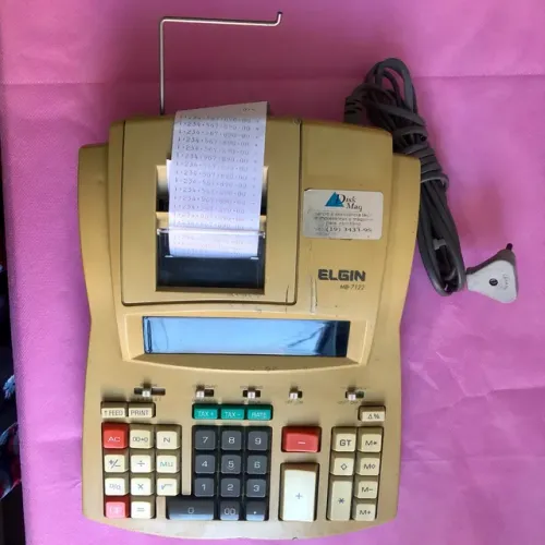 Calculadora Eletrônica Antiga Elgin MB-7122