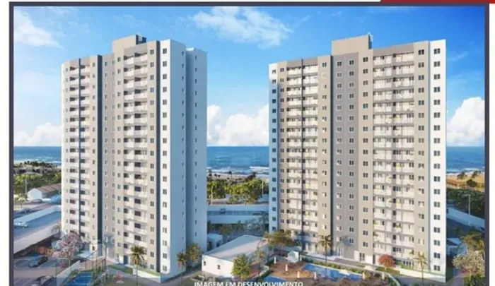 APT 102, Praia do Futuro, Estilo Praia, Apartamento de 03 quartos, elevador, lazer