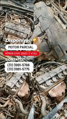 Motor Honda Civic 1.7 Vtec 2003