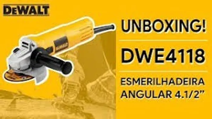 Esmerilhadeira 4.1/2 Pol. 115mm 950W 11000rpm com Velocidade Variável - Dewalt