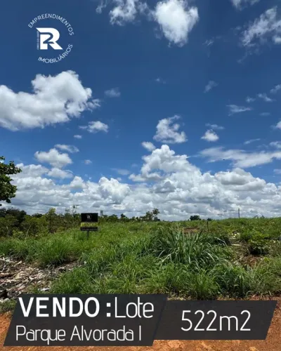 Vendo Lote com duas frentes e escriturado no Parque Alvorada l, Luziânia/Go COD.490