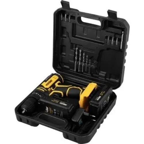 Parafusadeira/furadeira com impacto a bateria, 20 V, carregador bivolt automático, PFV 020