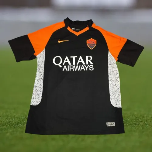 Camisa de Futebol AS Roma - Qatar Airways - Tamanho GG