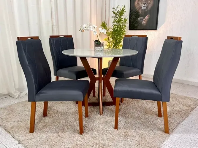 Mesa de Jantar Ibiza com 4 cadeiras!! Rf3328m
