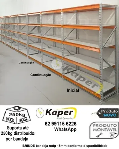 Mini porta pallet P-60 5 Niveis / prateleira / palete ( produto novo )