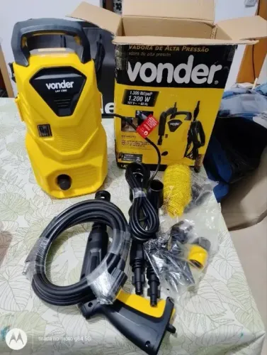 Lavadora De Alta Pressão 1300 Libras Lav1300 220v - Vonder Cor Amarelo Frequência 60 Hz
