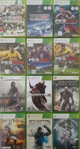 Jogos Xbox 360 mídia física originais 
