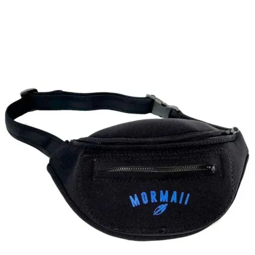 Pochete Mormaii 2 zippers - Preto/Azul - Nova - Garantia - Nota Fiscal