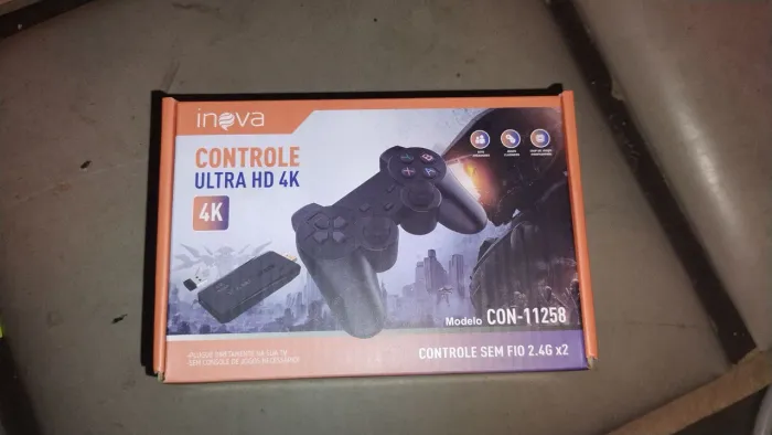 Controle Inova Ultra HD 4K Sem Fio 2.4G - Novo