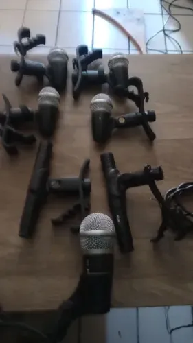 Kit 7 PCs Mic.para bateria kaset