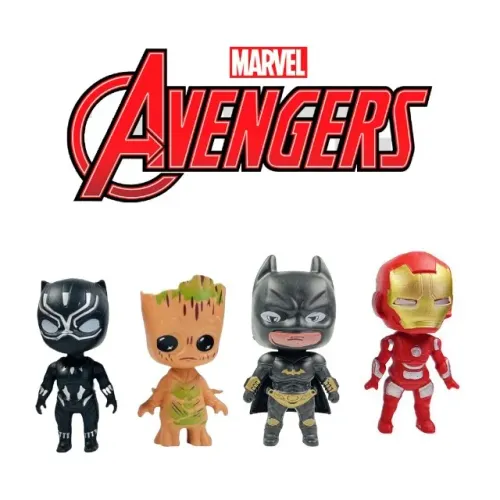 KIT c/ 8 pcs Bonecos Action Figure Marvel Herói Homem de Ferro.. Aceito olx pay