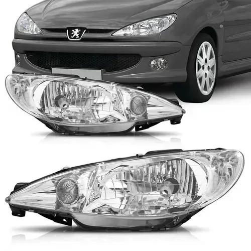 Farol Peugeot 206 Simples (2004 à 2011) (UNIDADE)