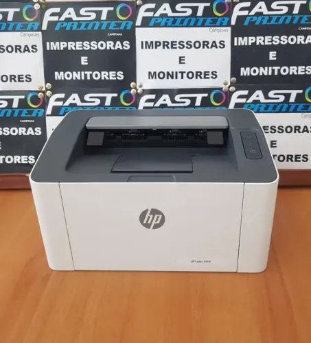 Impressora HP Laser 107W monocromática wifi e usb