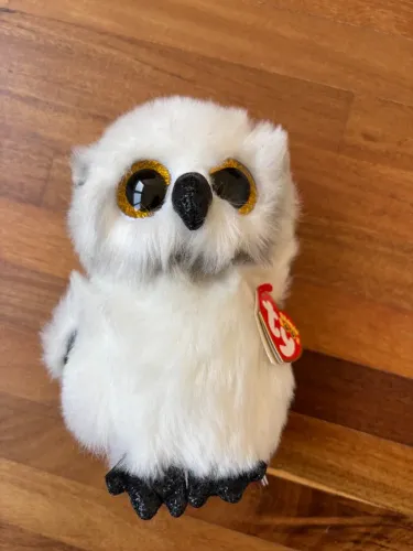 Ty - Coleção Beanie Boo - Austin, a Coruja - Nova (Importada) - 2021 - 15 cm