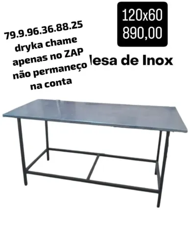 bancada mesa pra manipulaçao