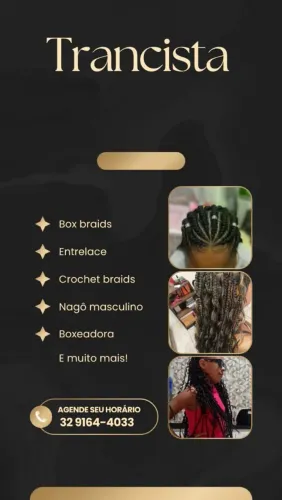 Trancista - Box braids, Entrelace e mais!