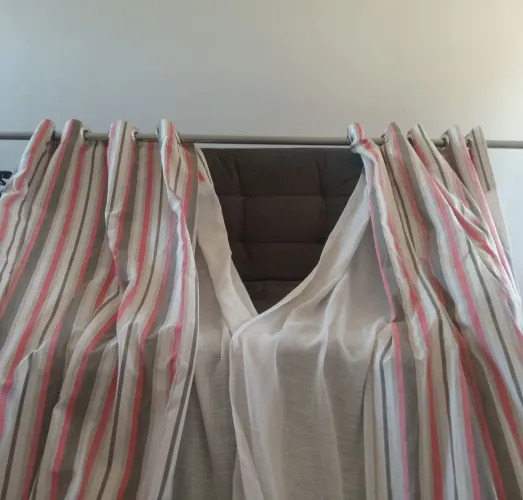 Cortinas Listradas Decorativas