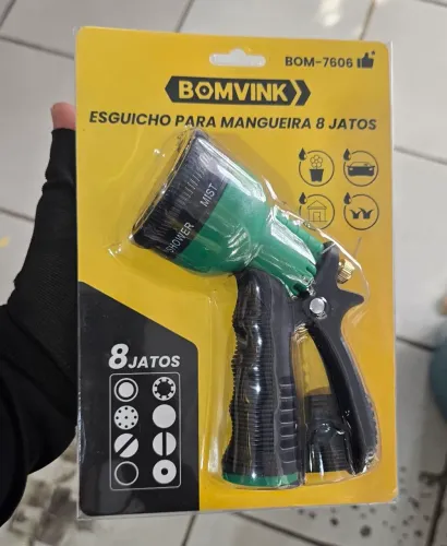 Esguicho para Mangueira 8 Jatos BOMVINK