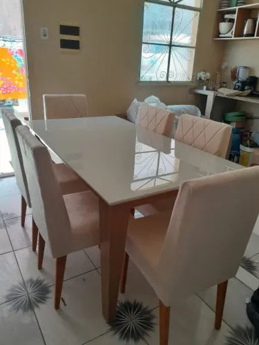 mesa de 6 lugares na promoção