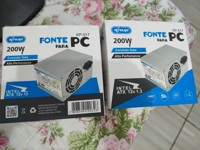 Vendo 2 fontes atx knup
