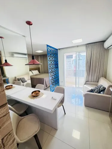 Alugo Flat Mobiliado e Decorado 38m2 1 Vaga Climatizado  Setor Bueno - Goiânia - GO