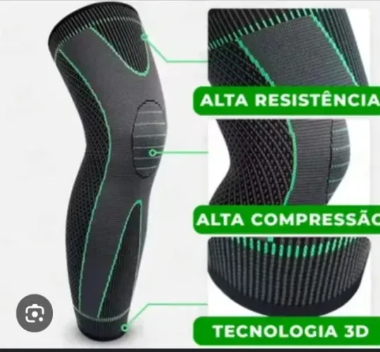 Joelheira de Compressão Ortopédica Térmica para Alivio de Dor.