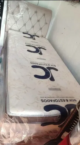 Cama box solteiro alta 5cm