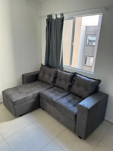 Sofá 3 lugares Cinza 2.10 largura - promoção frete gratis R$ 950,00 a vista
