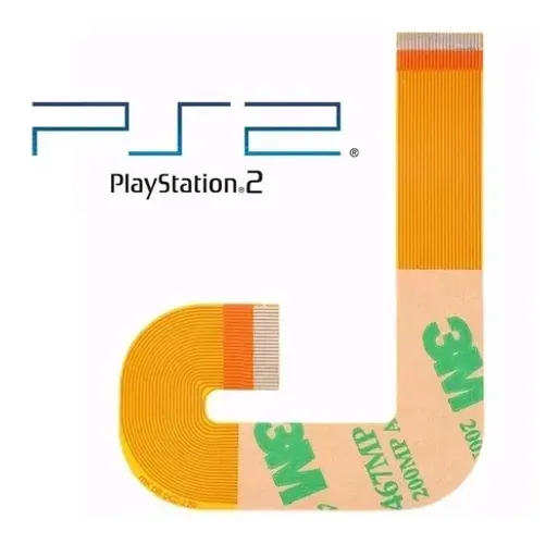 Cabo flat ps2 Slim Playstation série 90 mil 90xxx leitor 3m