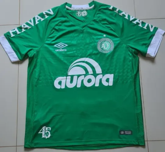 Camisa Chapecoense Umbro 2018 Verde Modelo Jogador Tamanho G