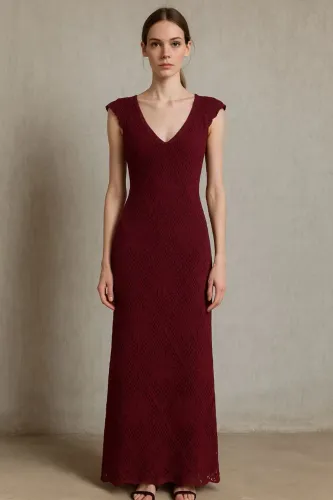 Vestido de crochê