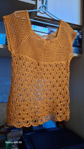 Blusa de Crochê Artesanal - Conforto e Estilo!
