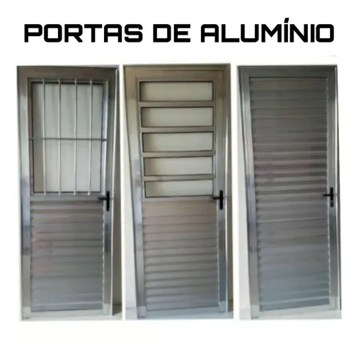 Porta Alumínio Postigo Basculante Veneziana (Nova)