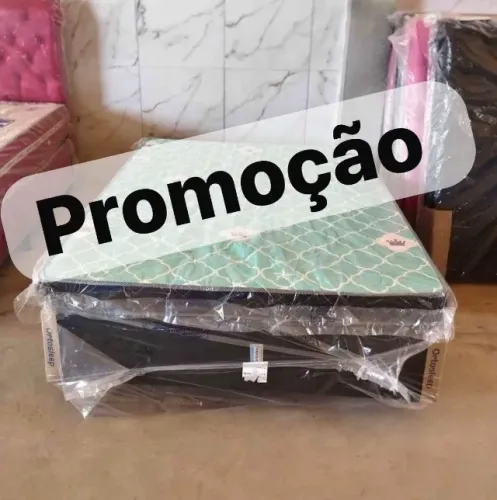 Cama box colchão suporte novos