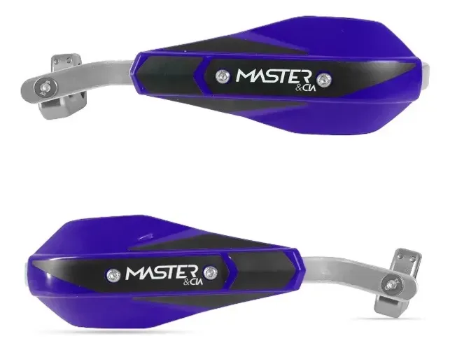 Protetor De Mão Completo Master E Cia Guidão Azul - 31mm